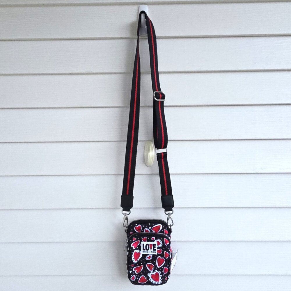 NWT Love Brighton Hearts and Flutter Utility Crossbody bag - Picture 4 of 15